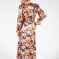 Floral Long Sleeve Maxi Dress