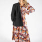 Floral Long Sleeve Maxi Dress