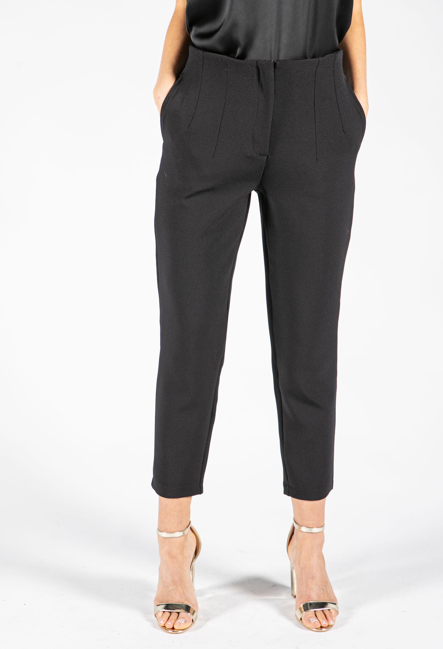 High Waist Suit Trousers