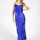 Cowl Neck Satin Feel Maxi Dress