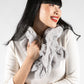 Faux Fur Gathered Look Scarf