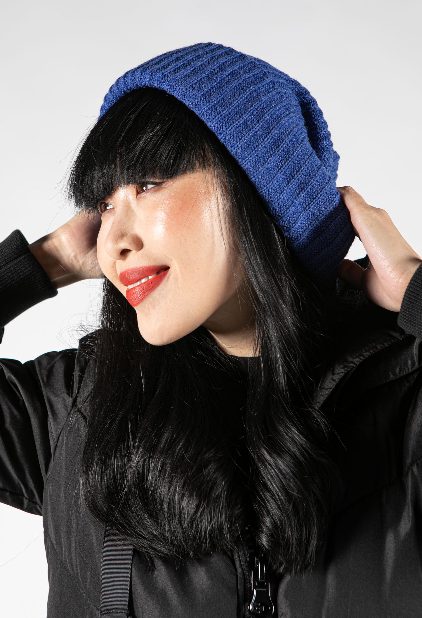 Ribbed Knit Beanie Hat