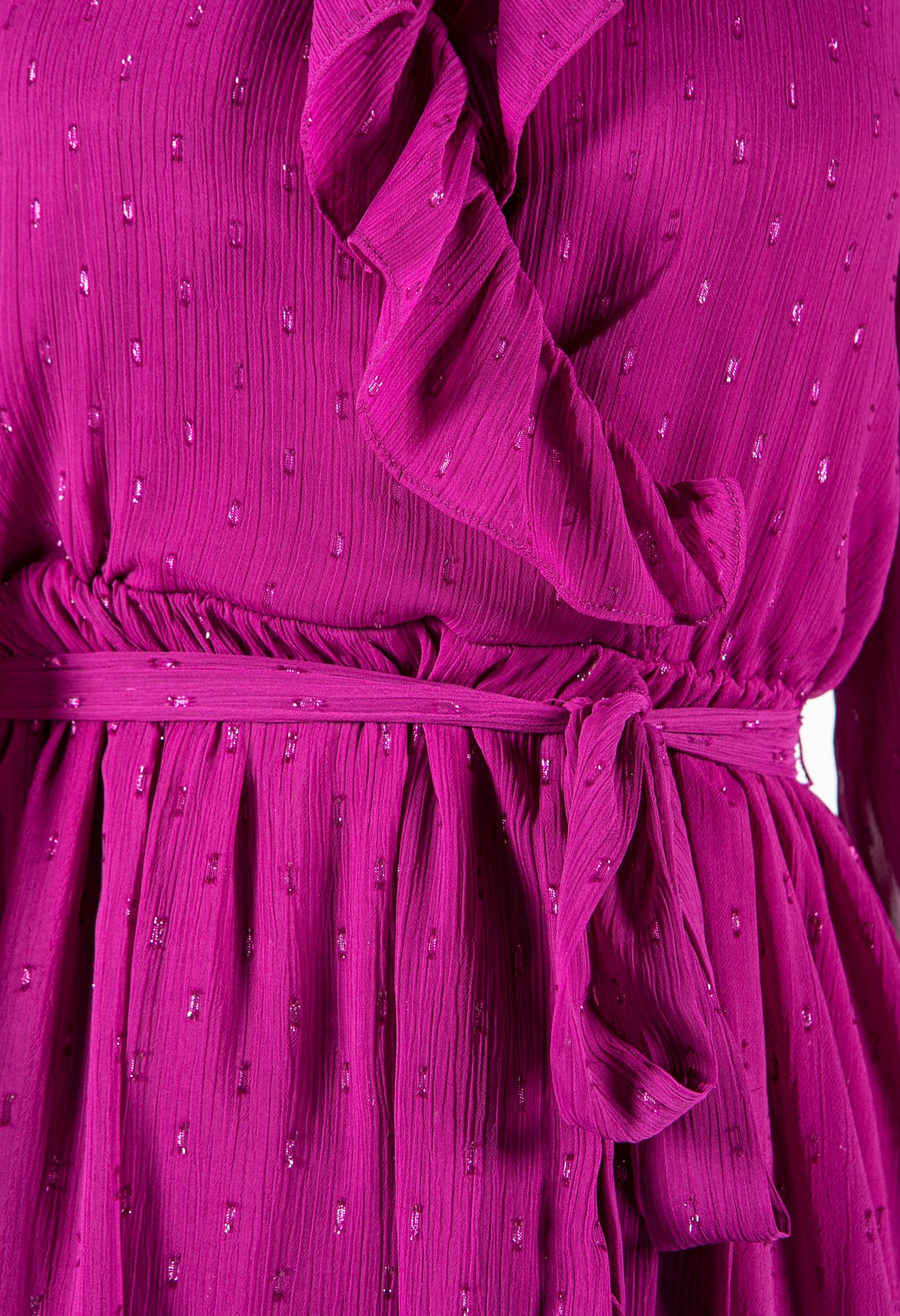 Glittered Ruffle Dress