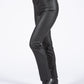 Coated Straight Leg Trousers