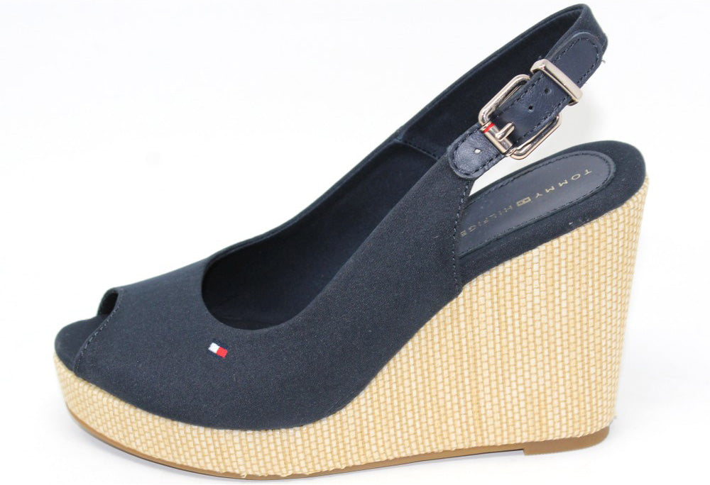 ICONIC SLINGBACK ESPADRILLE HIGH HEEL WEDGES