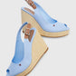 ICONIC SLINGBACK ESPADRILLE HIGH HEEL WEDGES