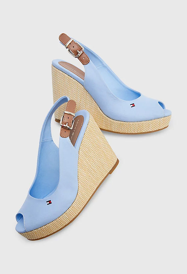 ICONIC SLINGBACK ESPADRILLE HIGH HEEL WEDGES