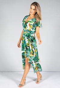 Floral Wrap Dress