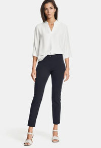 Slim Fit Cropped Trousers