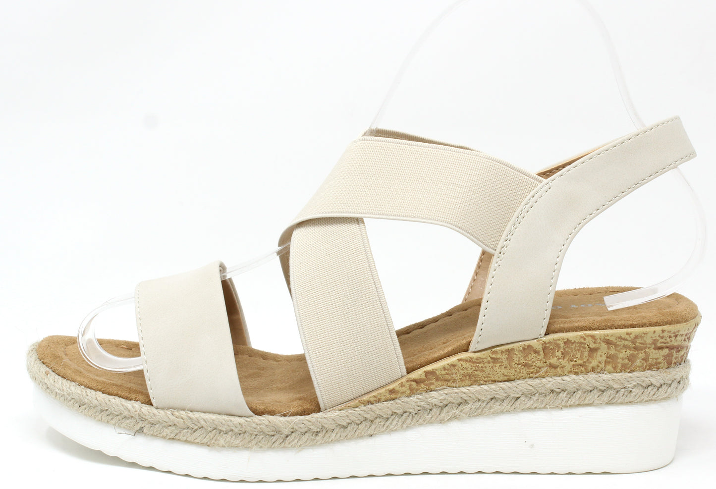 Elasticated Strap Wedge