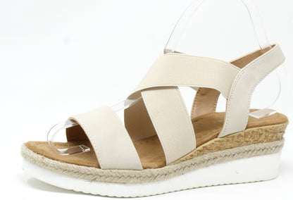 Elasticated Strap Wedge