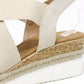 Elasticated Strap Wedge