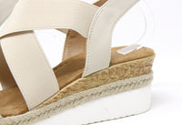 Elasticated Strap Wedge