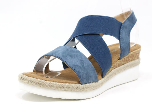 Elasticated Strap Wedge