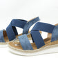 Elasticated Strap Wedge