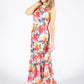 Tiered Floral Maxi Dress