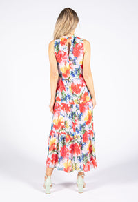 Tiered Floral Maxi Dress