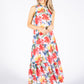 Tiered Floral Maxi Dress