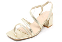 Swirl Strap Heel