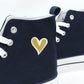 Embroidered Heart High Tops