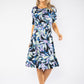 Floral Waistband Detail Dress