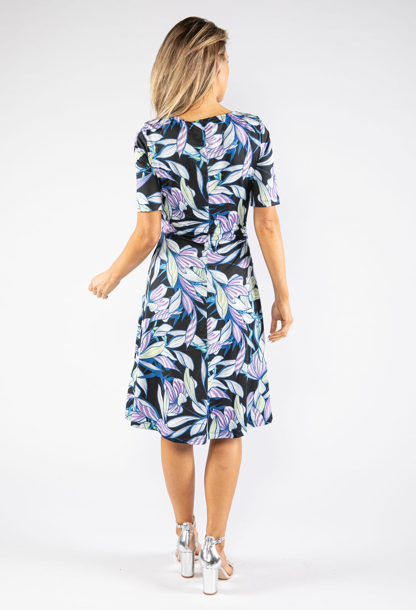 Floral Waistband Detail Dress