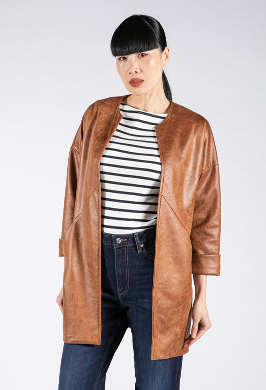 Vintage Faux Leather Jacket