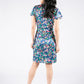 Mini bloom Wrap Style Dress