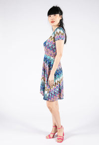 Mixed Print Dress