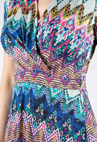 Mixed Print Dress