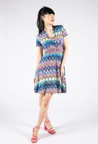 Mixed Print Dress