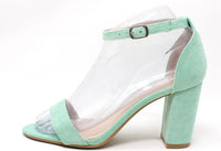 Suedette Strap Heel