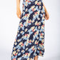 Tropical Flower Print Skirt