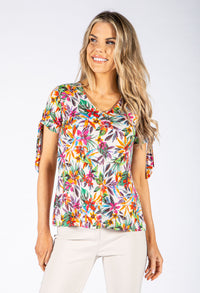 Hot Tropics Floral Top