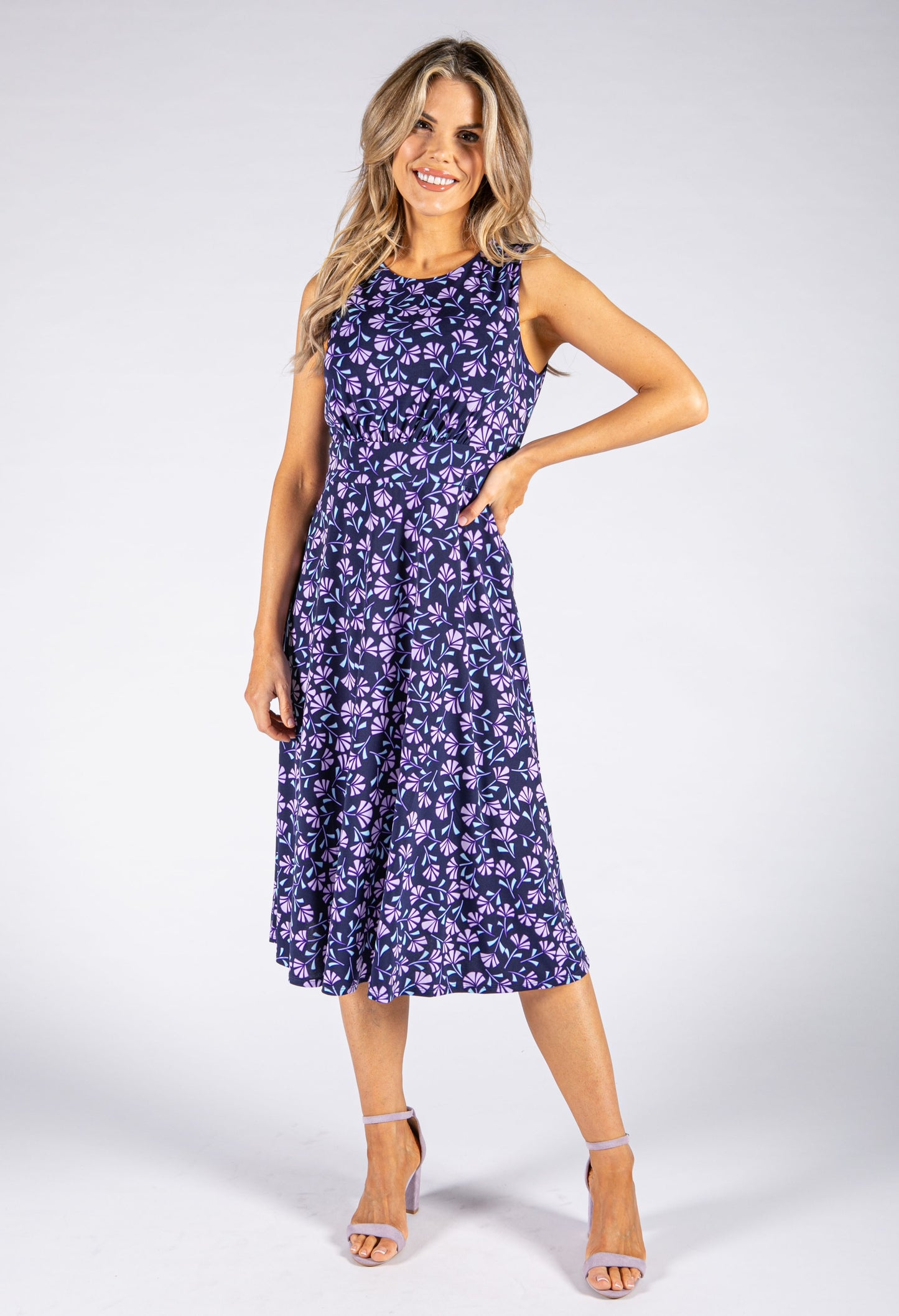 Lilac Mix Floral Dress