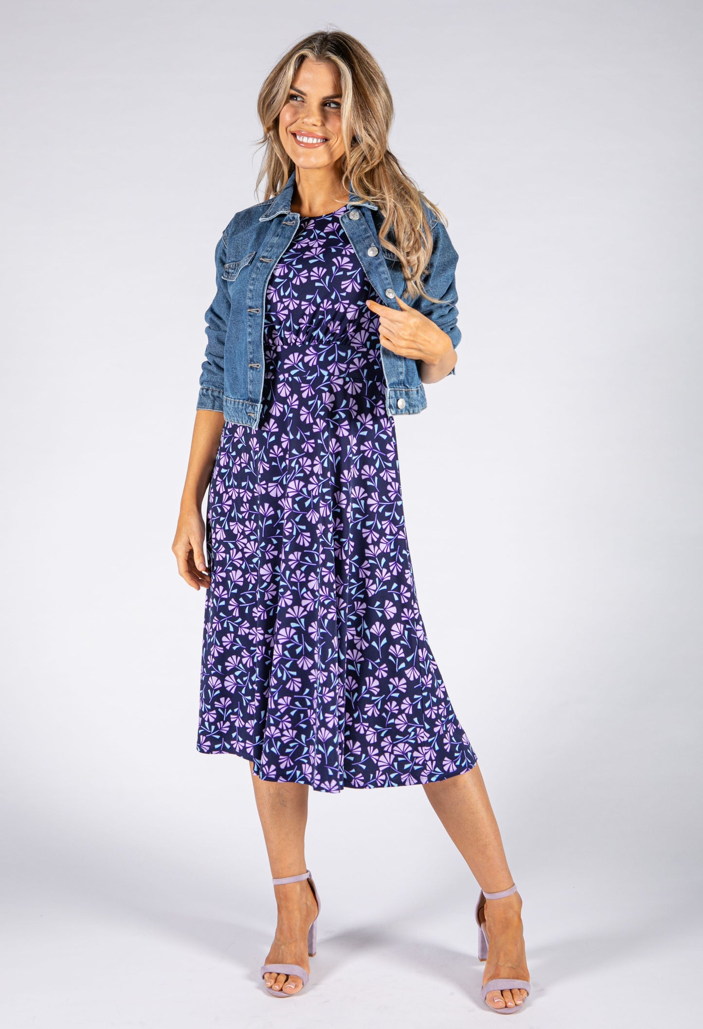 Lilac Mix Floral Dress