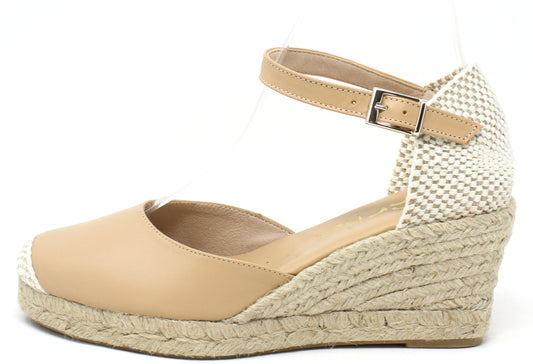 Leather Look Espadrille