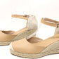 Leather Look Espadrille