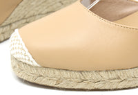 Leather Look Espadrille