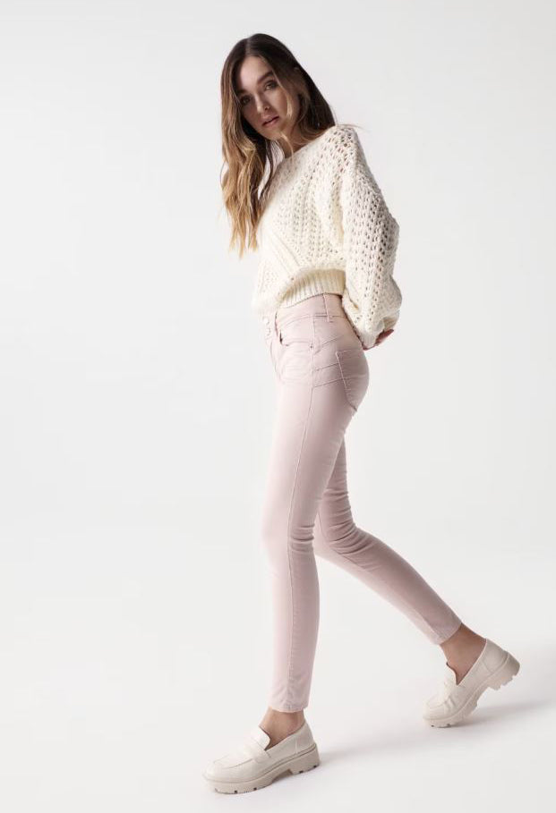 SKINNY PUSH IN SECRET BLUSH JEANS