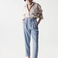 Light Denim trousers with Belt