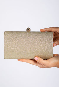 Glitter Diamond Detail Clutch Bag