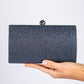 Glitter Diamond Detail Clutch Bag