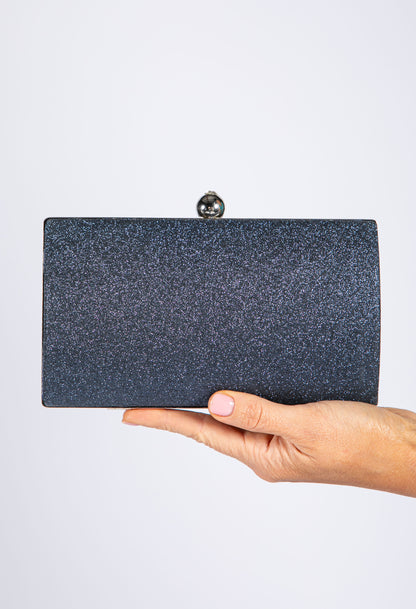 Glitter Diamond Detail Clutch Bag