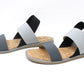 Colour Mix Elasticated Strap Sandal