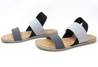 Colour Mix Elasticated Strap Sandal