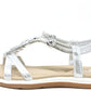 Beading Detail Diamante Sandal