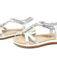 Beading Detail Diamante Sandal