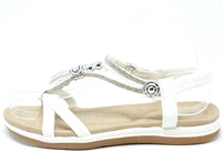 Beading Detail Diamante Sandal