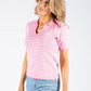 Striped V Neckline Top